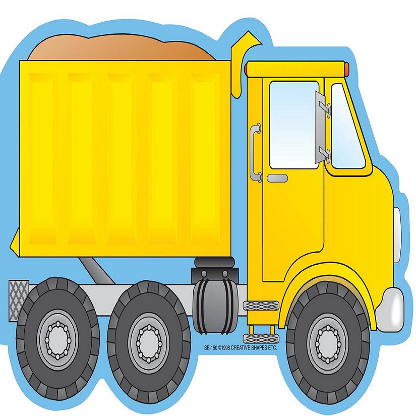 Creative Shapes Etc. - Large Notepad - Dump Truck Image
