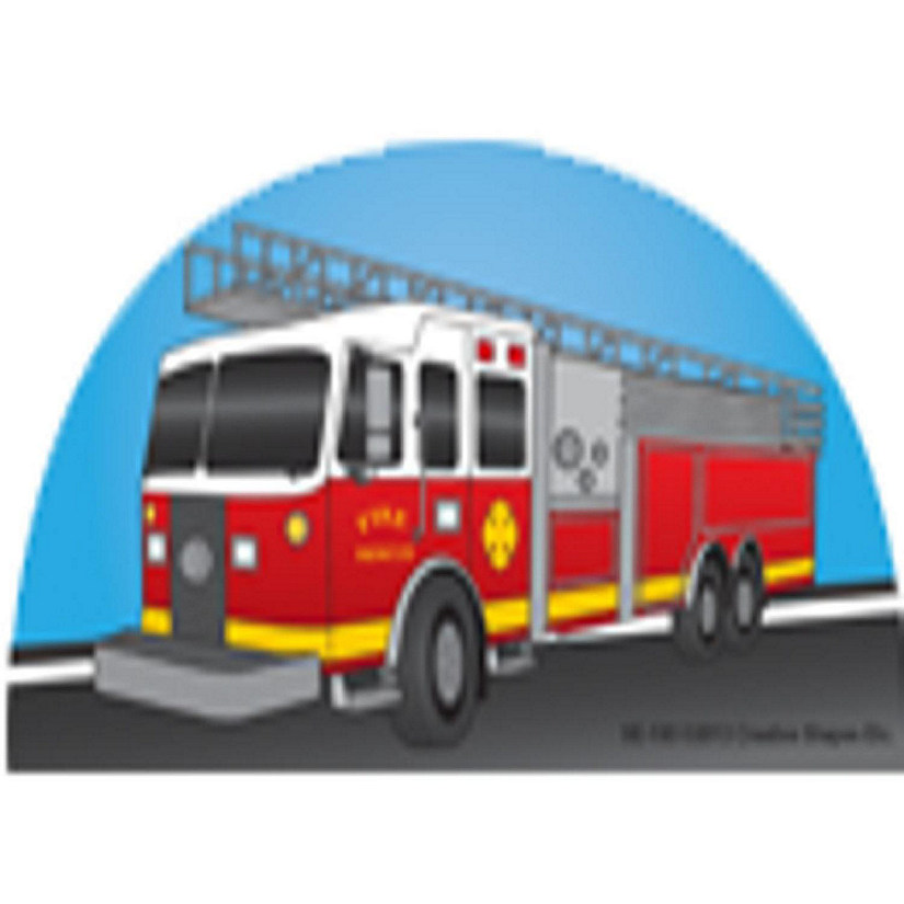 Creative Shapes Etc. - Large Notepad - Fire Truck Image