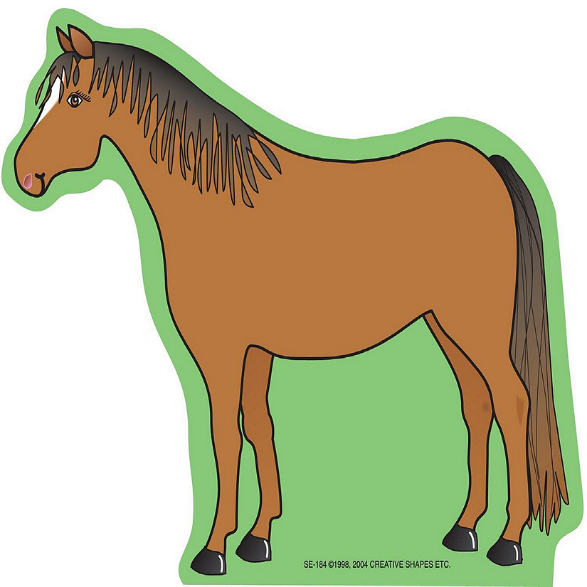 Creative Shapes Etc. - Large Notepad - Horse Image
