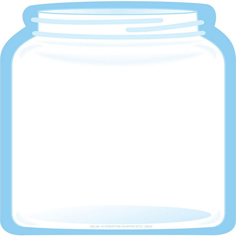 Creative Shapes Etc. - Large Notepad - Jar Image