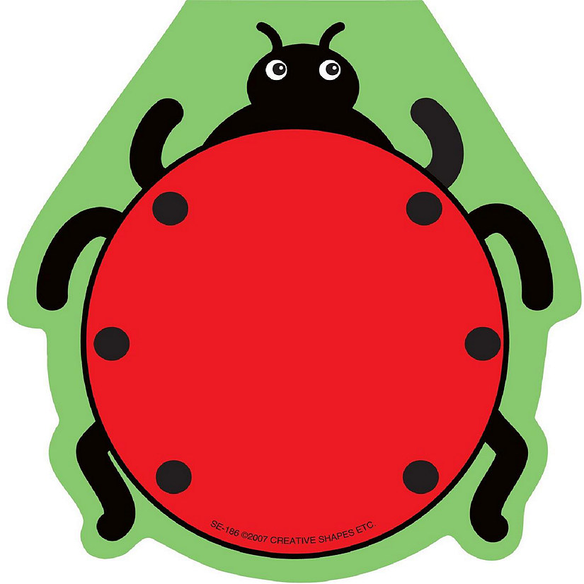 Creative Shapes Etc. - Large Notepad - Ladybug Image