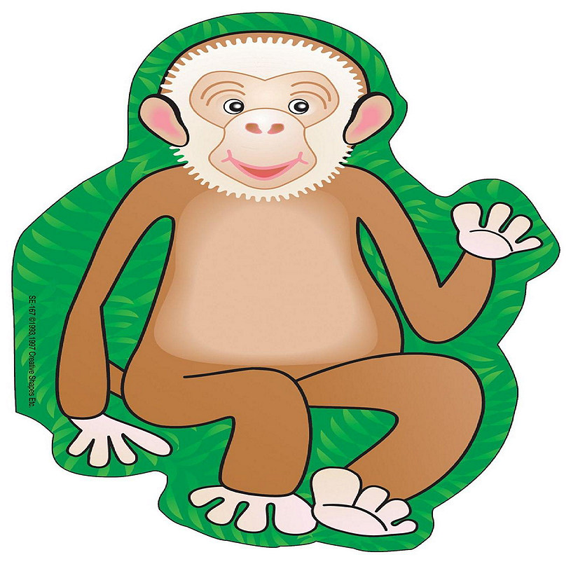 Creative Shapes Etc. - Large Notepad - Monkey Image