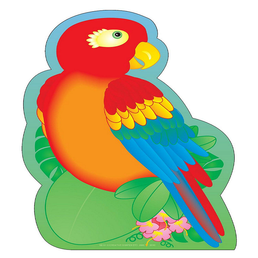 Creative Shapes Etc. - Large Notepad - Parrot Image