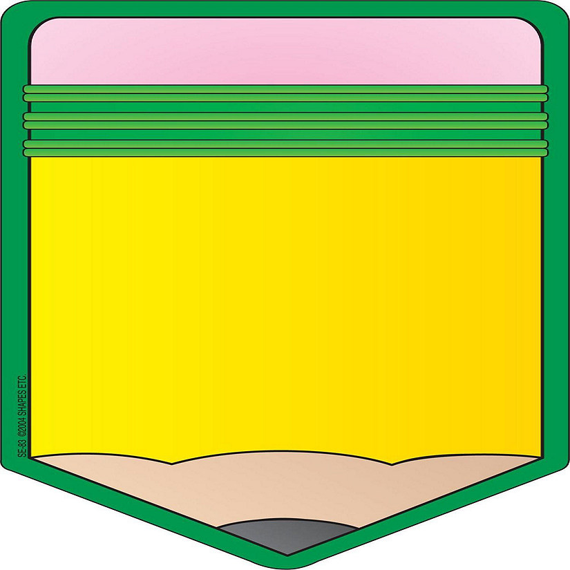 Creative Shapes Etc. Large Notepad Pencil Oriental Trading