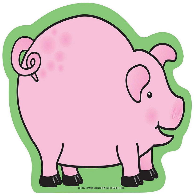 Creative Shapes Etc. - Large Notepad - Pig Image