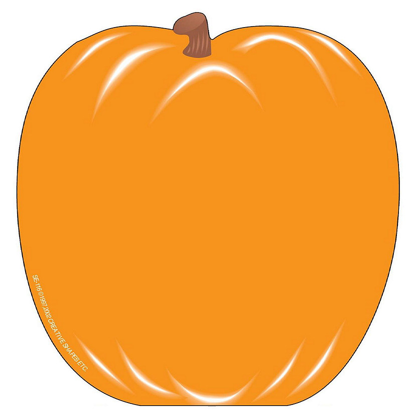 Creative Shapes Etc. - Large Notepad - Pumpkin Image