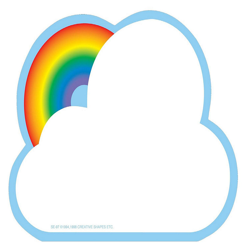 Creative Shapes Etc. - Large Notepad - Rainbow Image