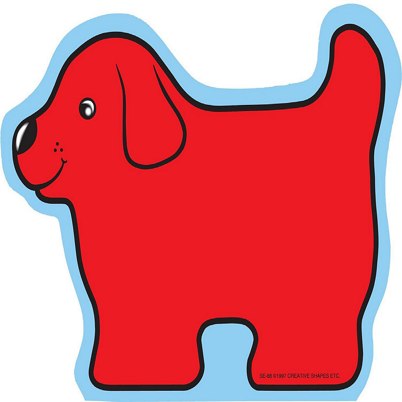 Creative Shapes Etc. - Large Notepad - Red Dog Image