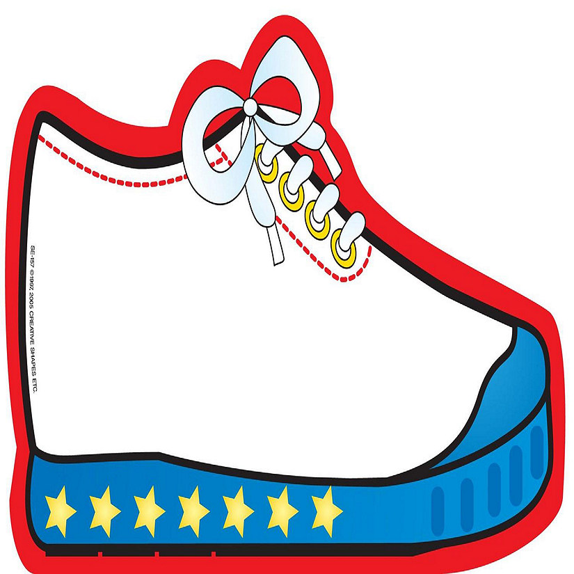 Creative Shapes Etc. - Large Notepad - Sneaker Image