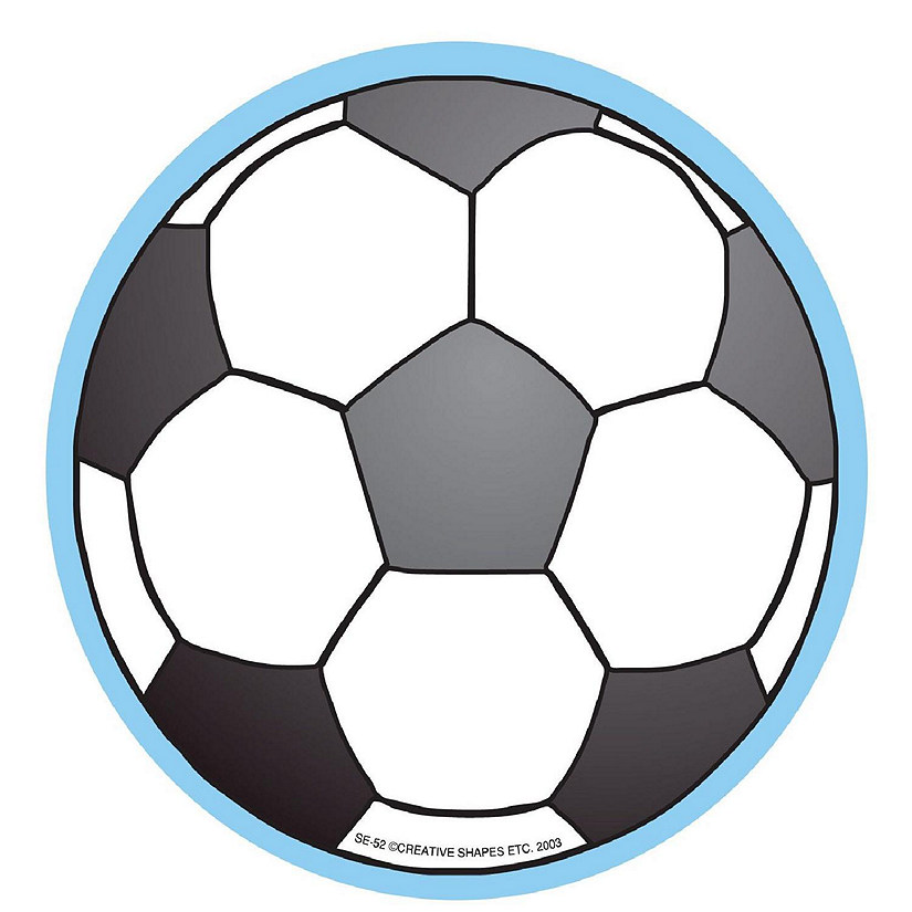Creative Shapes Etc. - Large Notepad - Soccerball Image