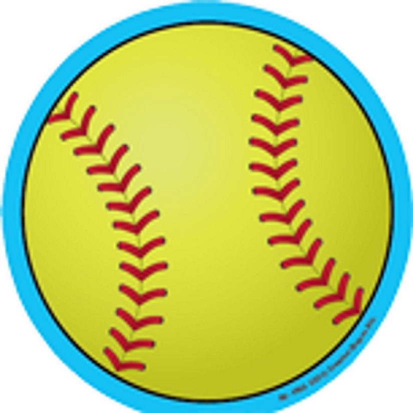 Creative Shapes Etc. - Large Notepad - Softball Image