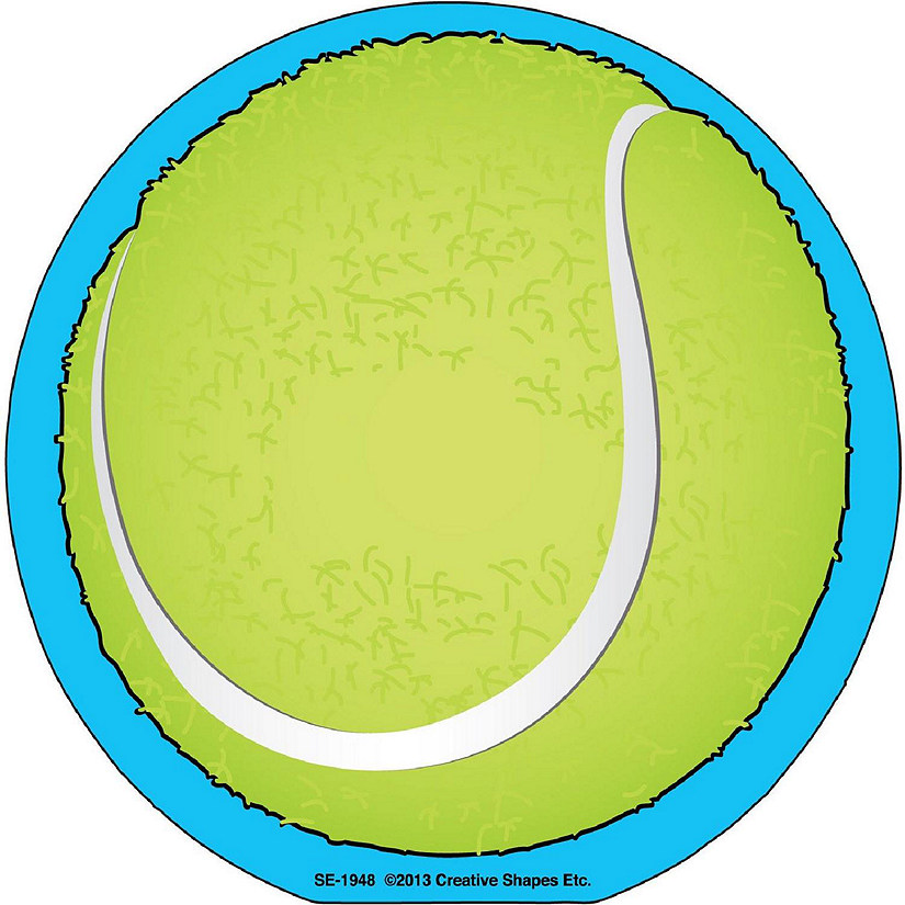 Creative Shapes Etc. - Large Notepad - Tennis Ball Image