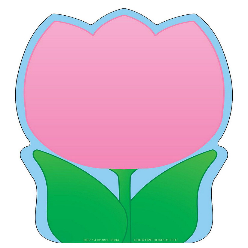 Creative Shapes Etc. - Large Notepad - Tulip Image