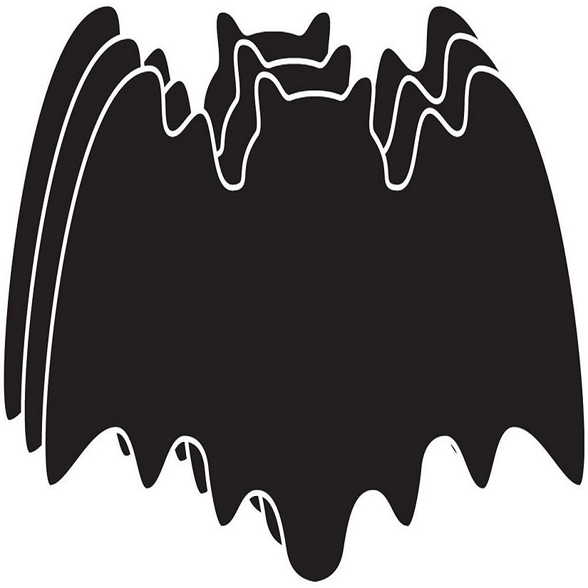 Creative Shapes Etc. - Large Single Color Creative Foam Craft Cut-outs - Bat Image