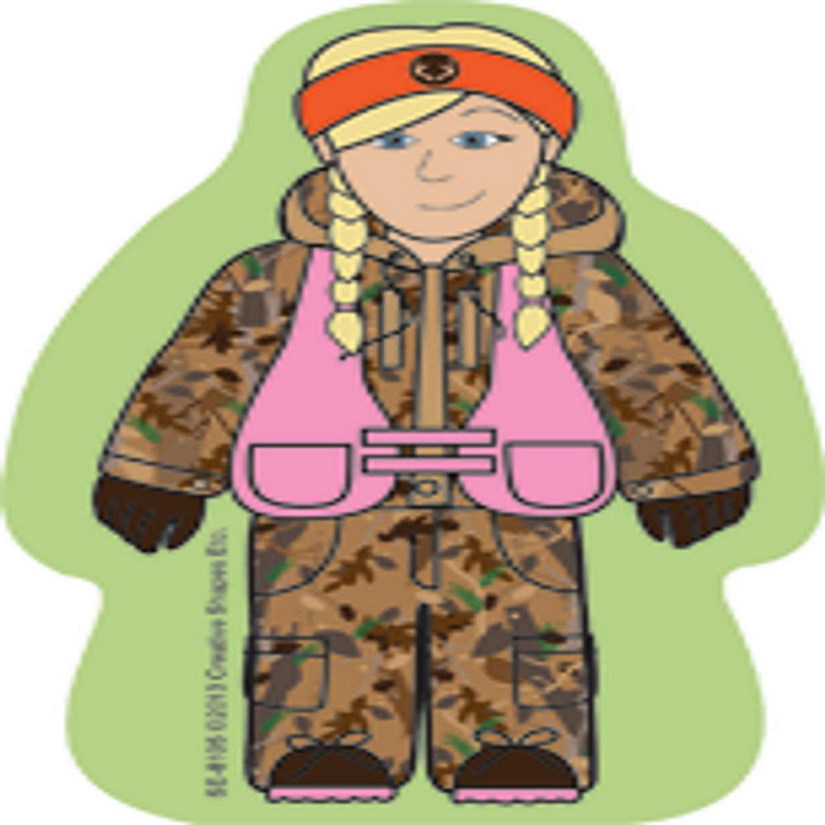 Creative Shapes Etc. - Mini Notepad - Camo Girl Image