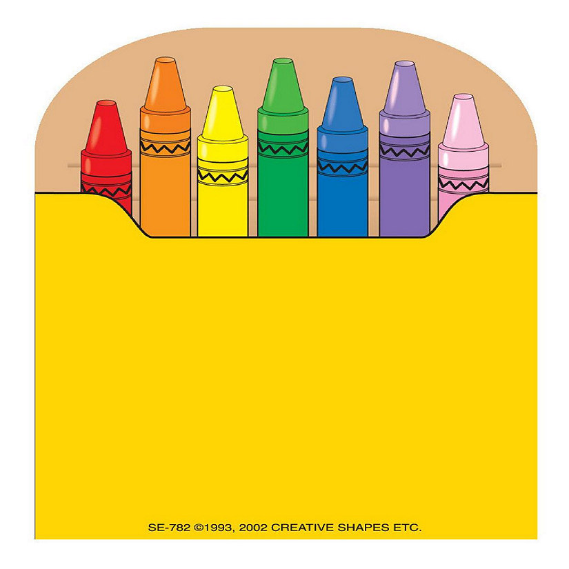 Creative Shapes Etc. - Mini Notepad - Crayon Box Image