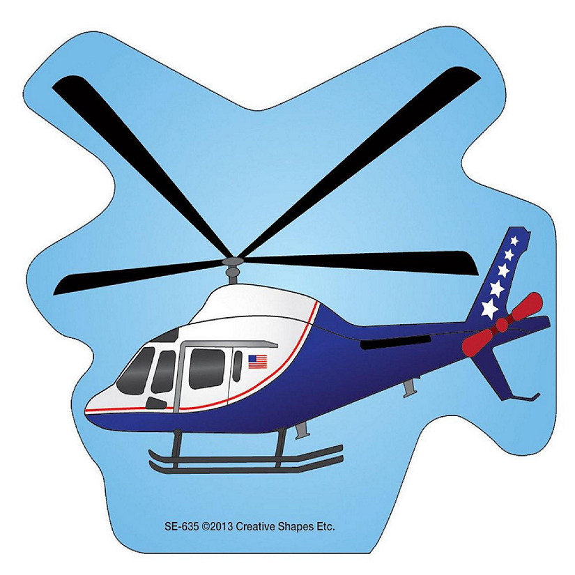 Creative Shapes Etc. - Mini Notepad - Helicopter Image