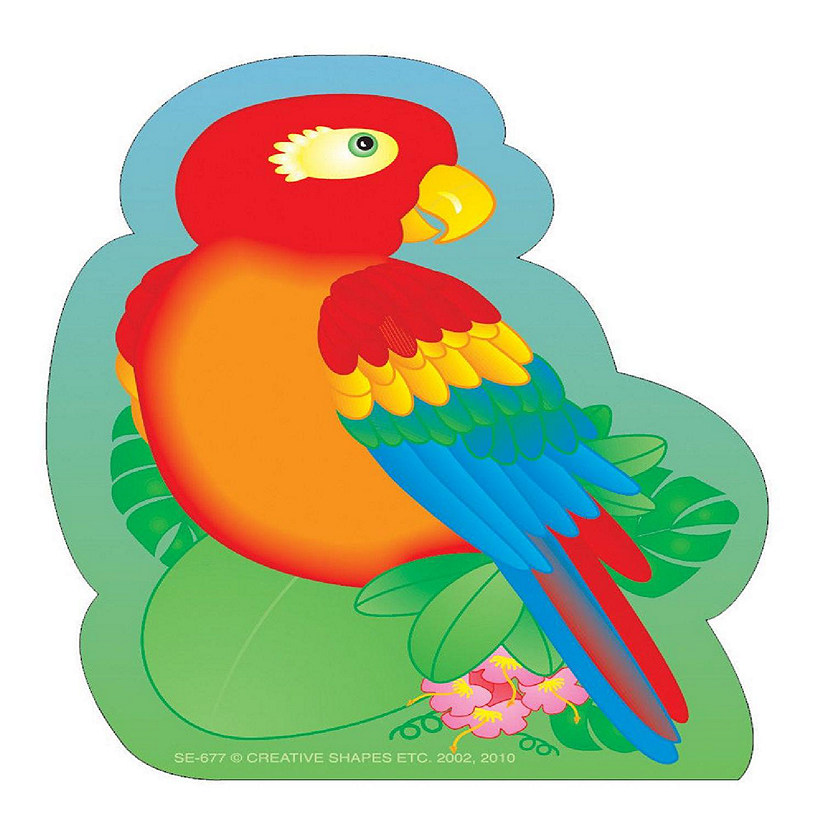 Creative Shapes Etc. - Mini Notepad - Parrot Image