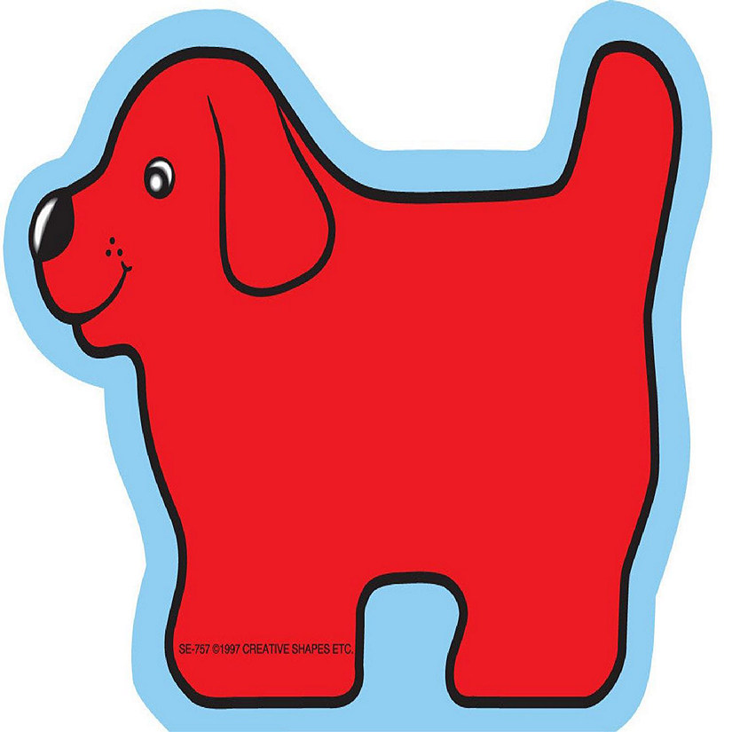 Creative Shapes Etc. - Mini Notepad - Red Dog Image