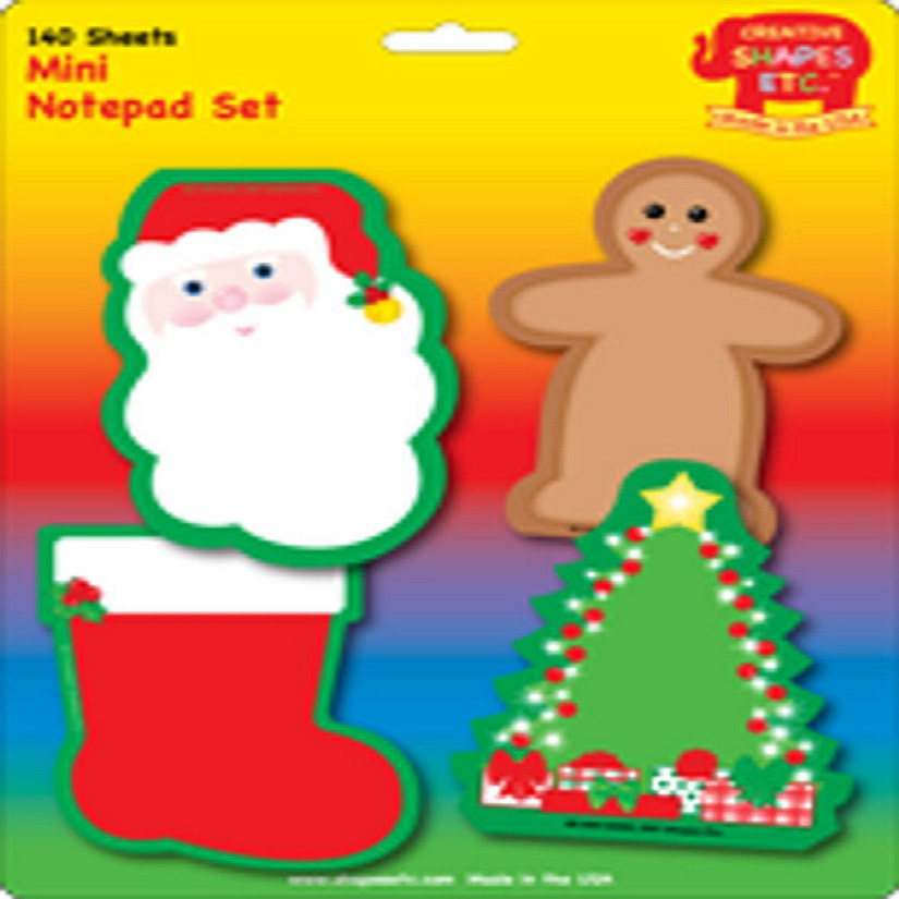 Creative Shapes Etc. - Mini Notepad Set -  December Image