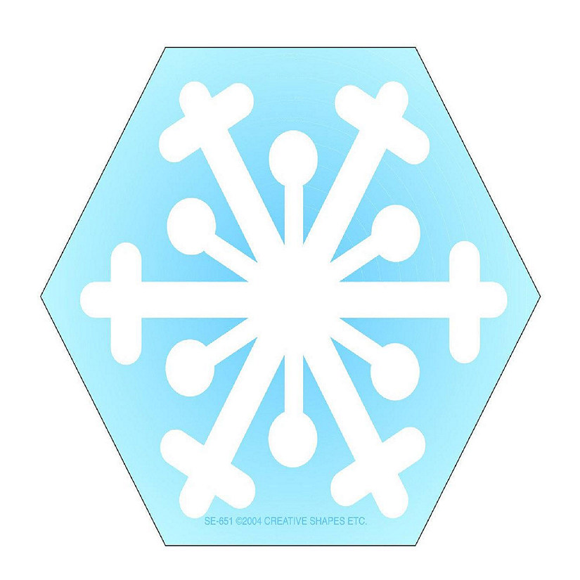 Creative Shapes Etc. - Mini Notepad - Snowflake Image