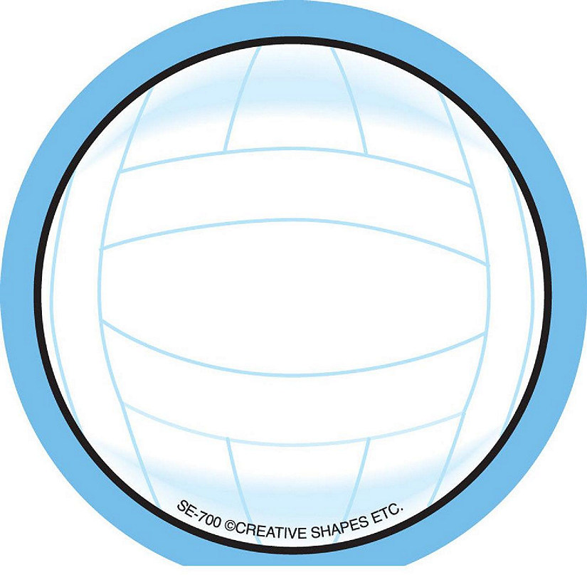 Creative Shapes Etc. - Mini Notepad - Volleyball Image