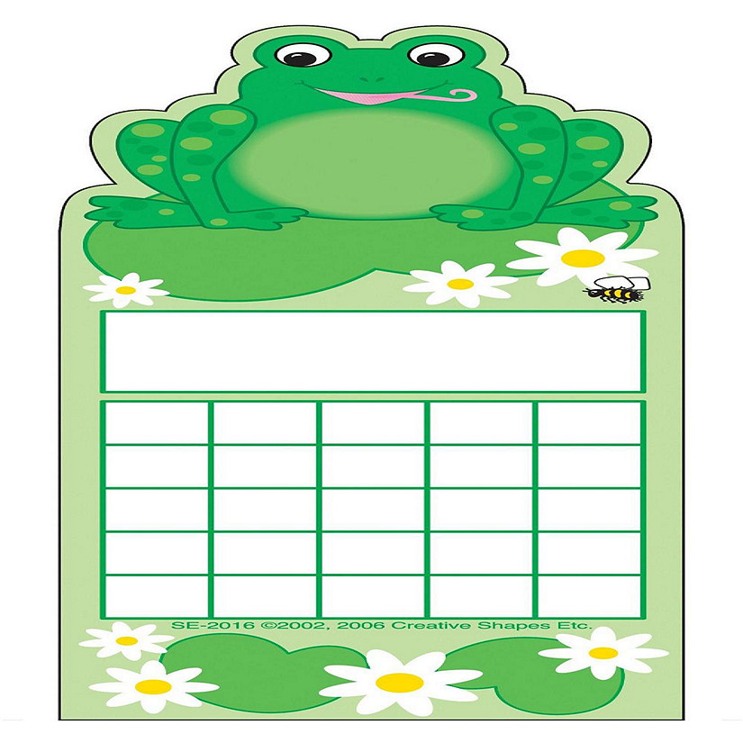 Creative Shapes Etc. - Personal Incentive Chart - Frog Image