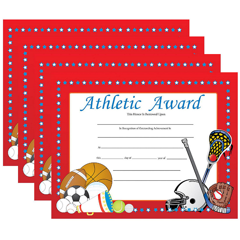 Creative Shapes Etc. - Recognition Certificate - Athletic Award Image