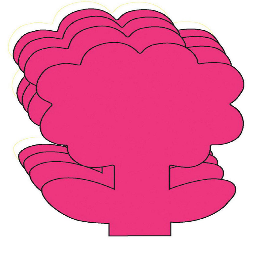 Creative Shapes Etc. - Small Single Color Construction Paper Craft Cut ...