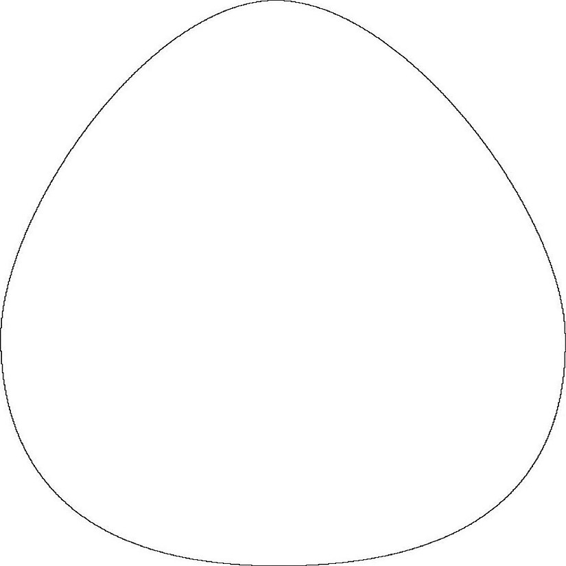 Creative Shapes Etc. Sticky Shape Notepad Egg Oriental Trading