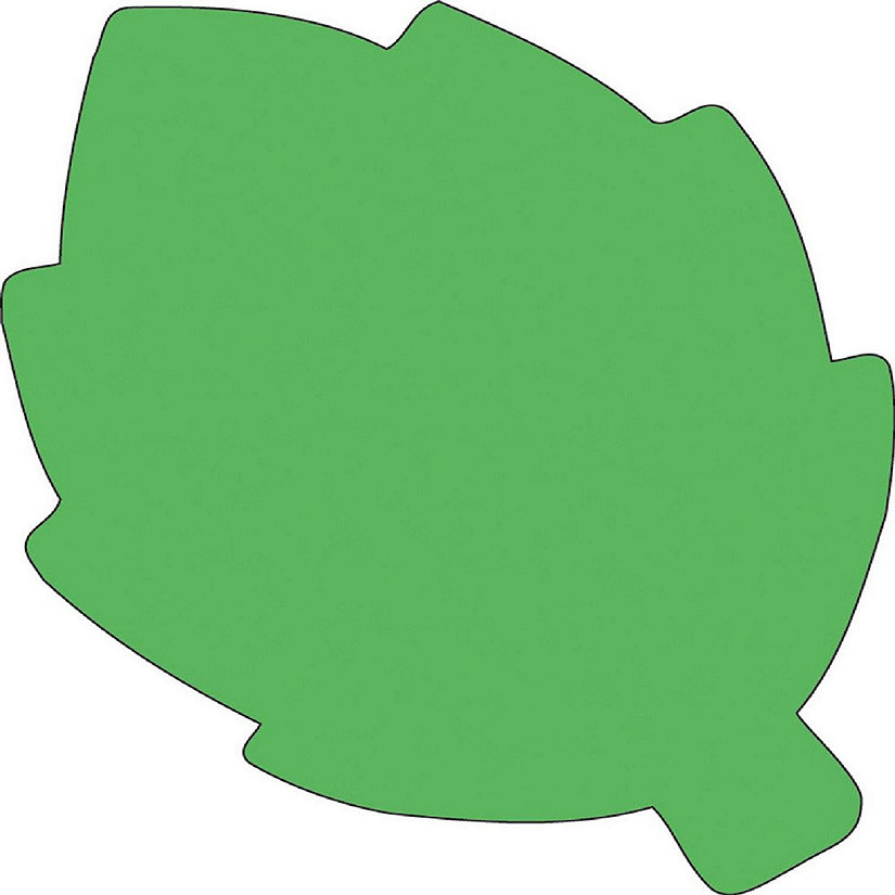 Creative Shapes Etc. - Sticky Shape Notepad - Green Leaf