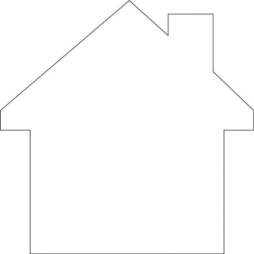 Creative Shapes Etc. Sticky Shape Notepad House Oriental Trading