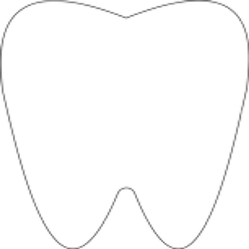 Creative Shapes Etc. - Sticky Shape Notepad - Tooth Image