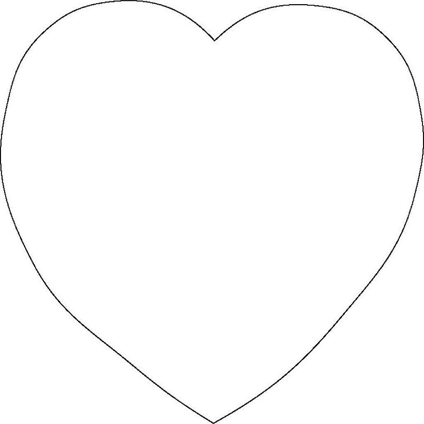 Creative Shapes Etc. - Sticky Shape Notepad - White Heart Image