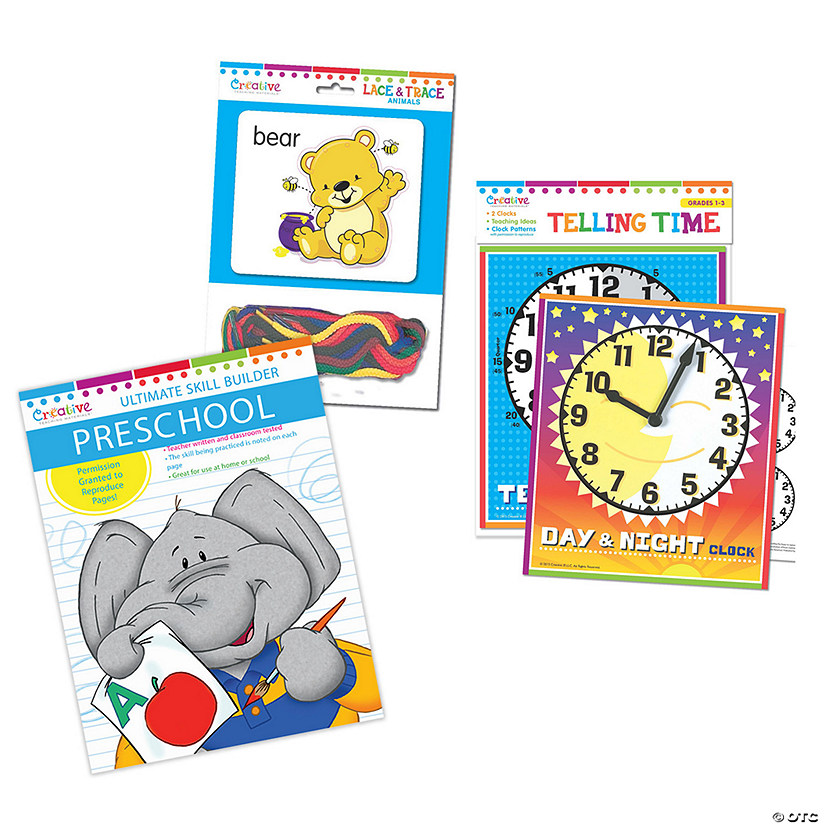Creative Teaching Materials Preschool Learning Bundle, Set of 3 Image