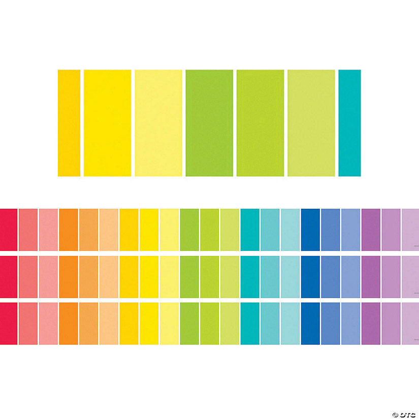 Creative Teaching Press Rainbow Paint Chip EZ Border, 48 Feet Per Pack, 3 Packs Image