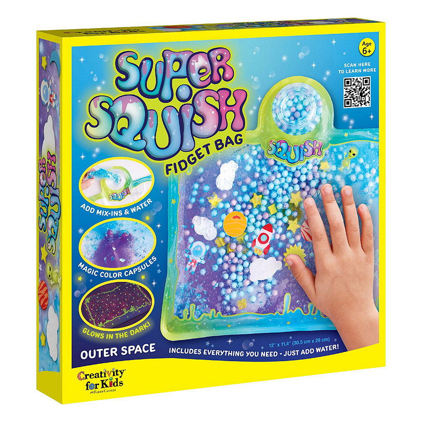 Creativity for Kids Super Squish Fidget Bag Kit-Outer Space Image
