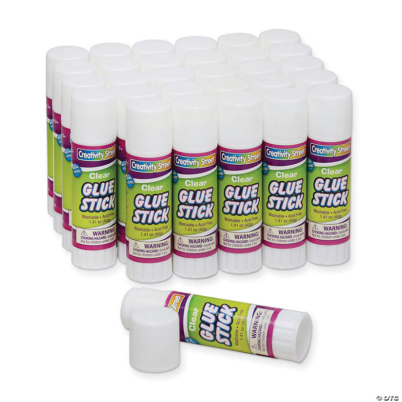 Creativity Street&amp;#174; Glue Sticks, Clear, 30 Count Image