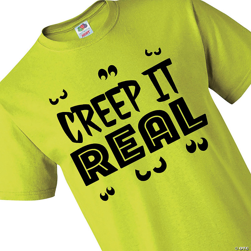 Creep It Real Adult's T-Shirt Image