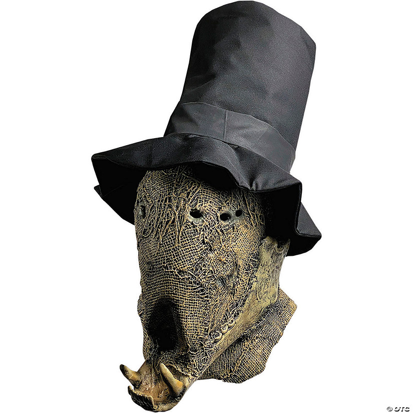 Creepshow&#8482; Scarecrow Overhead Mask with Hat - One Size Image