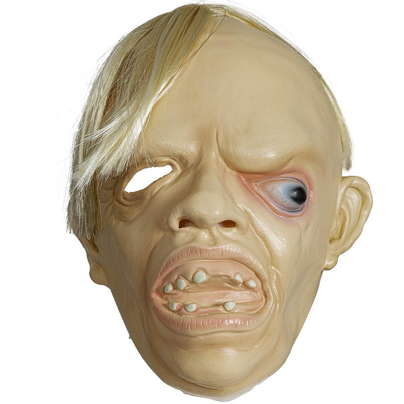 Creepy Scary Costume Mask - Ugly Funny Rubber Face Masks Toy Props Costume Accessories for Adults and Children Image