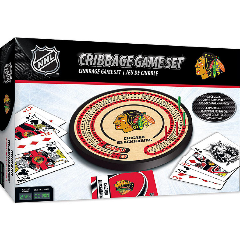 Cribbage - Chicago Blackhawks Cribbage Image