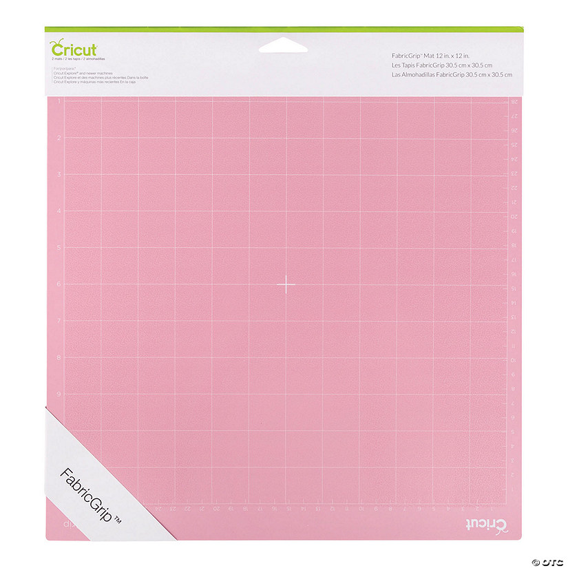 Cricut Maker Fabric Grip Mat 12"X12" 2 Pack, Pink