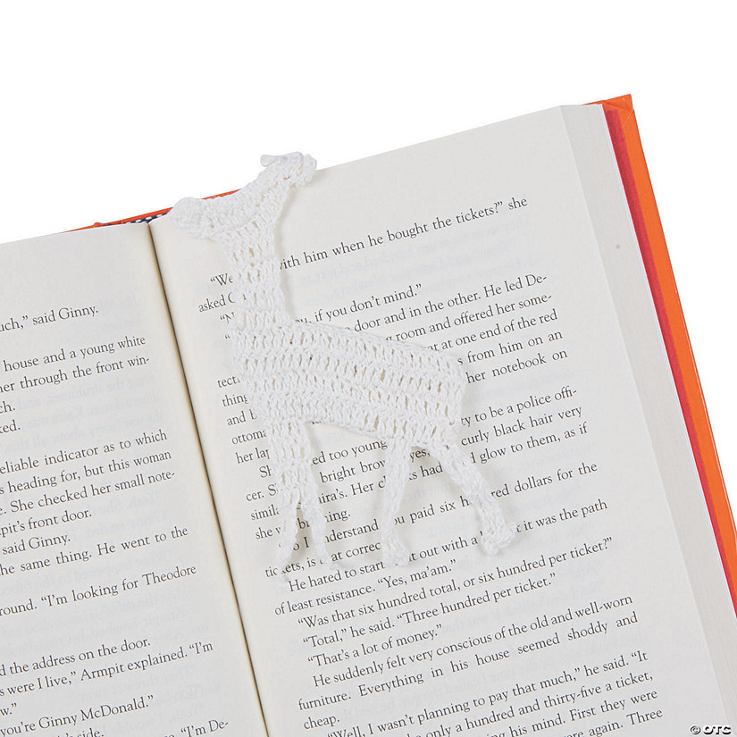 Crocheted Reindeer Bookmarks - 12 Pc. Image
