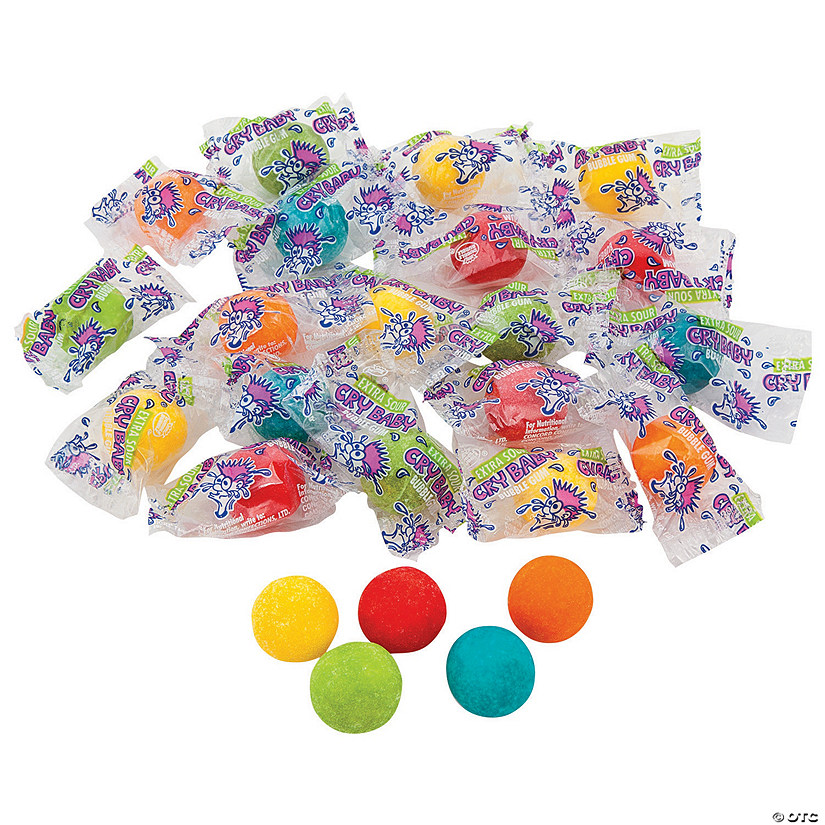 Cry Baby<sup>&#174;</sup> Extra Sour Bubble Gum - 62 Pc. Image