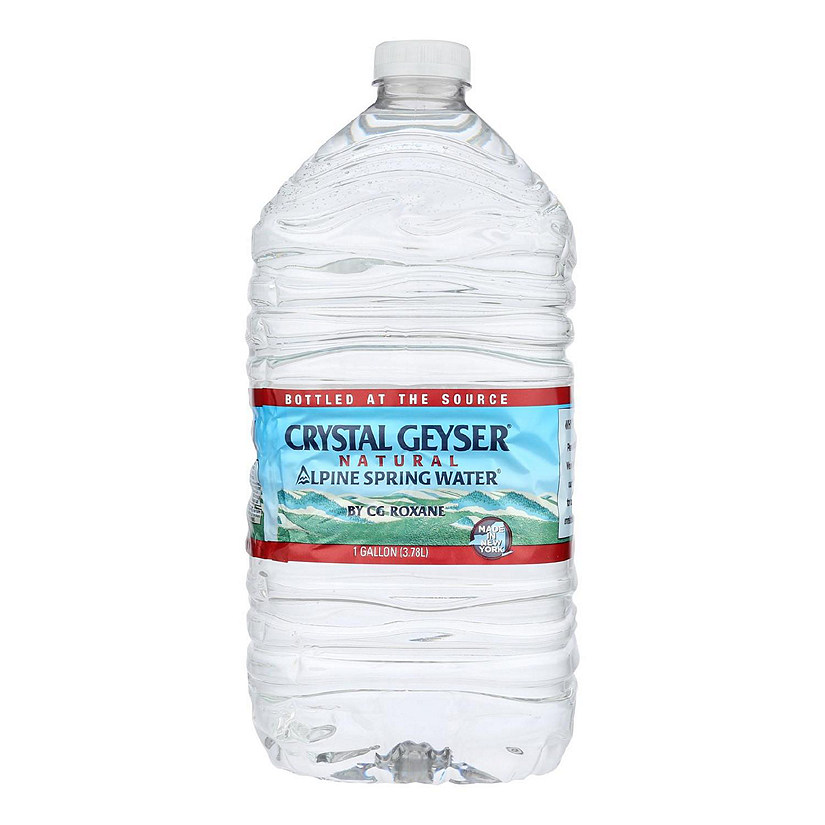 Crystal Geyser Alpine Spring Water - Case of 6 - 1 Gal Image