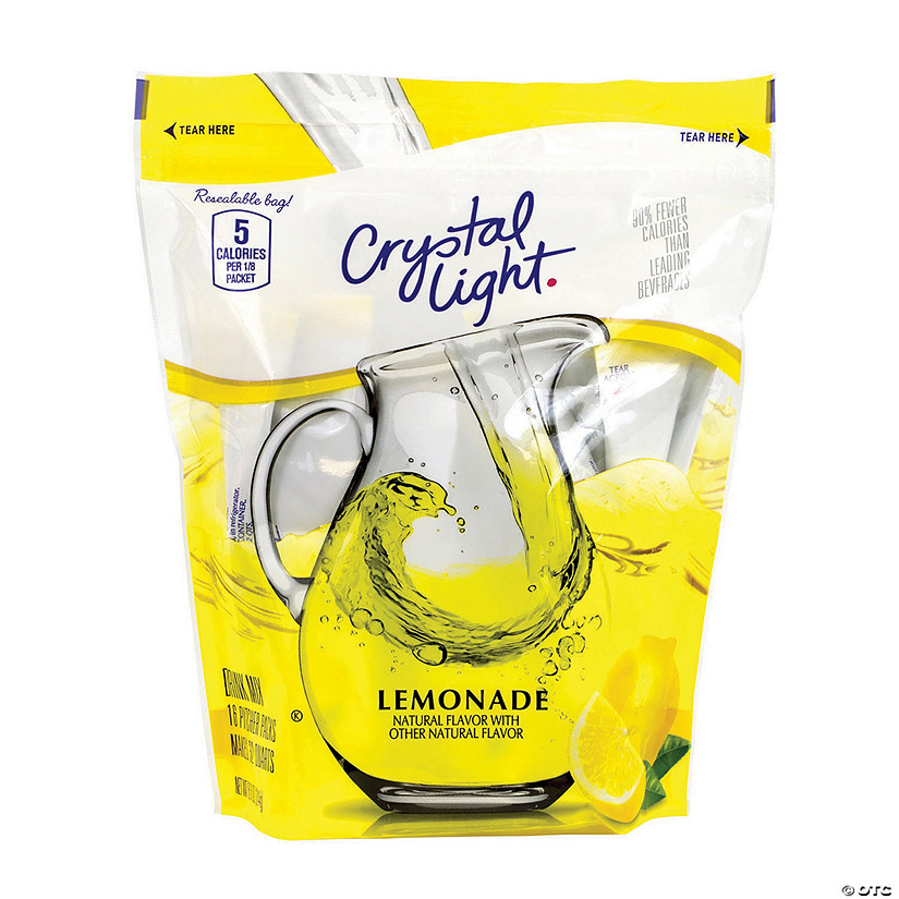 Crystal Light Drink Mix Pitcher Packs Lemonade, 16 Count Image