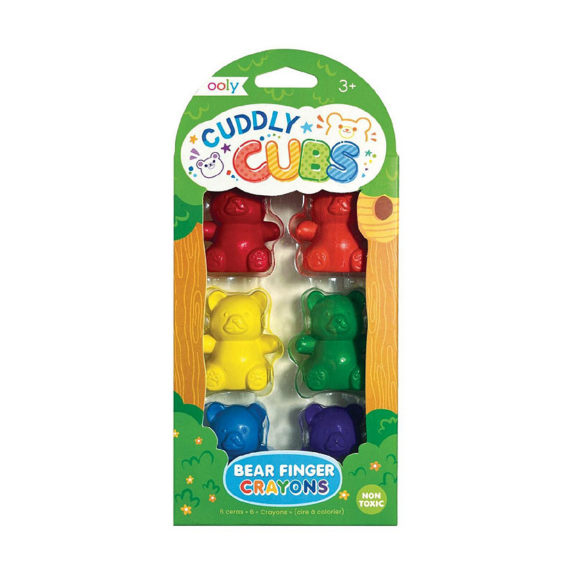 Cuddly Cubs Bear Finger Crayons - Set of 6 / Default Title Image
