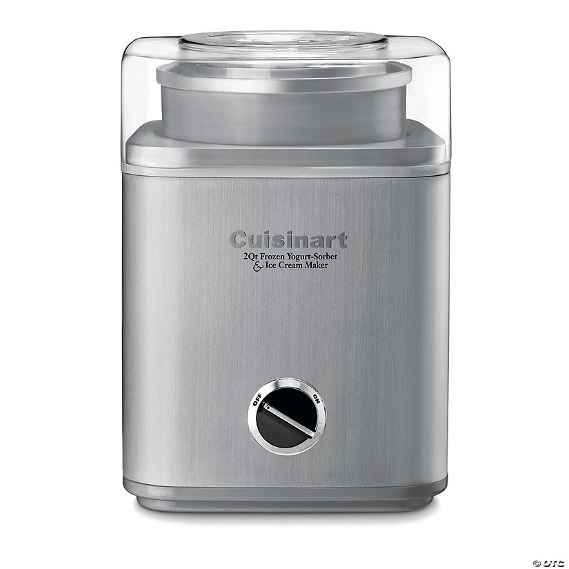 Cuisinart Pure Indulgence 2-Qt. Frozen Yogurt-Sorbet & Ice Cream Maker, Black Chrome Image