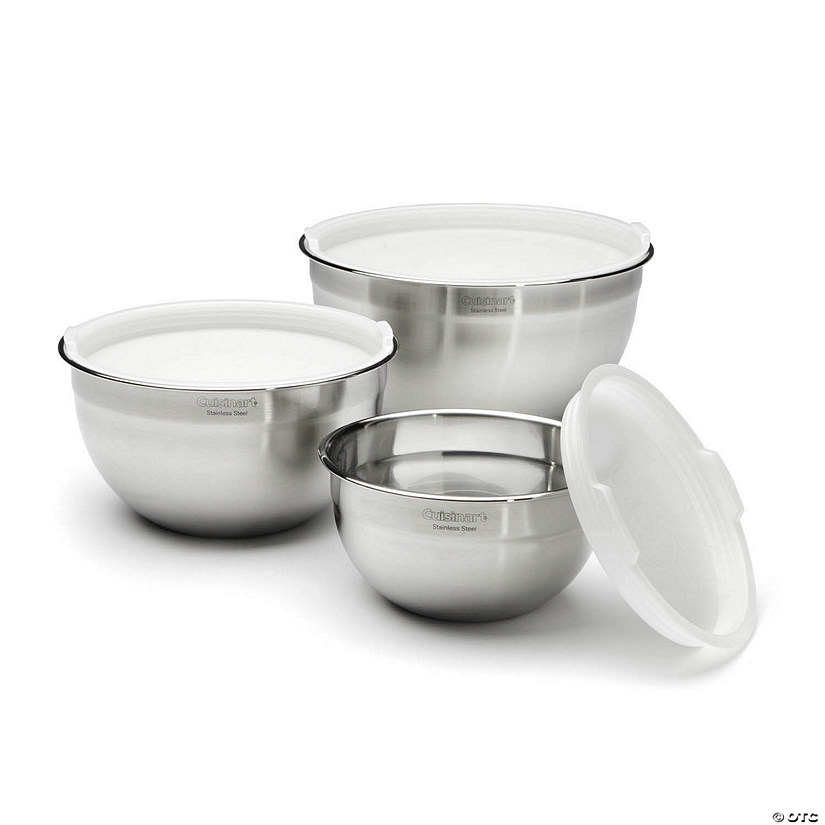 Cuisinart Stainless Steel Mixing Bowls with Lids Image